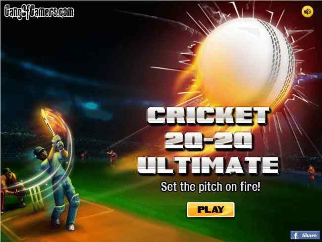Play Cricket 20-20 Ultimate